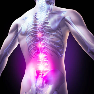 Sciatics induces lower back and hip pain. 