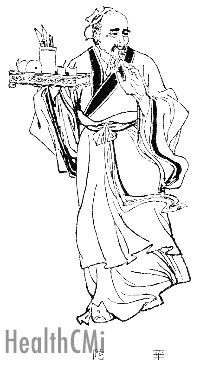 Master Hua Tou is depicted in this Qin Dynasty drawing. 