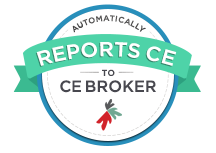 Automatically reports to CE Broker. 