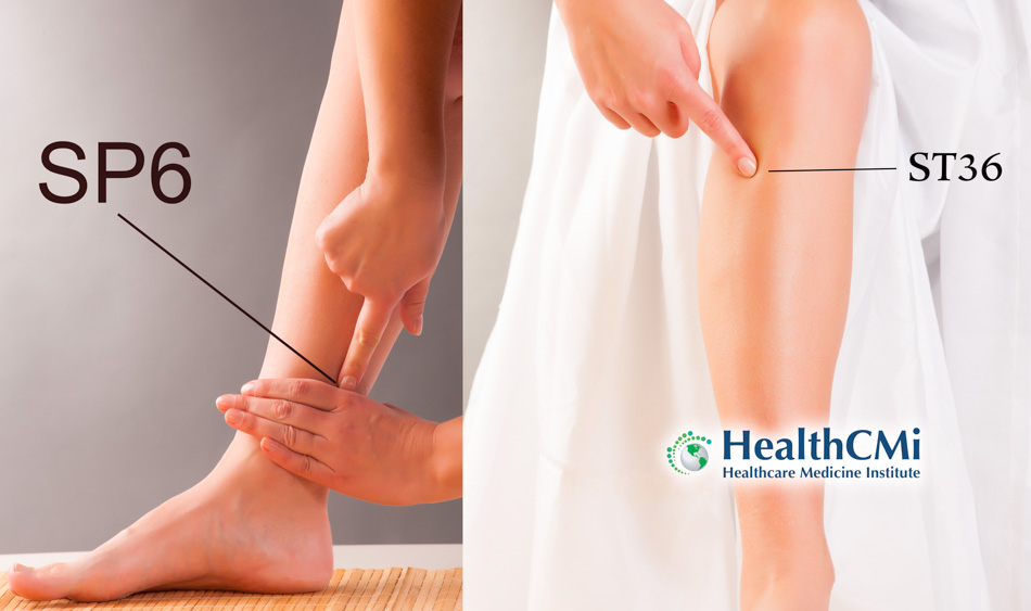 acupuncture ceu st36 sp6 ga25