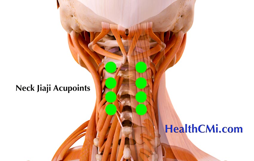 acupuncture neck jiaji points