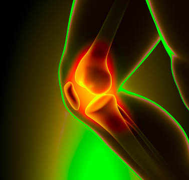 Patellar malfunction is corrected with acupoint stimulation. 