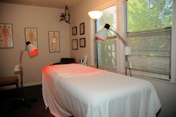 The acupuncture treatment room. 