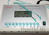 Electroacupuncture stimulator is depicted here. 